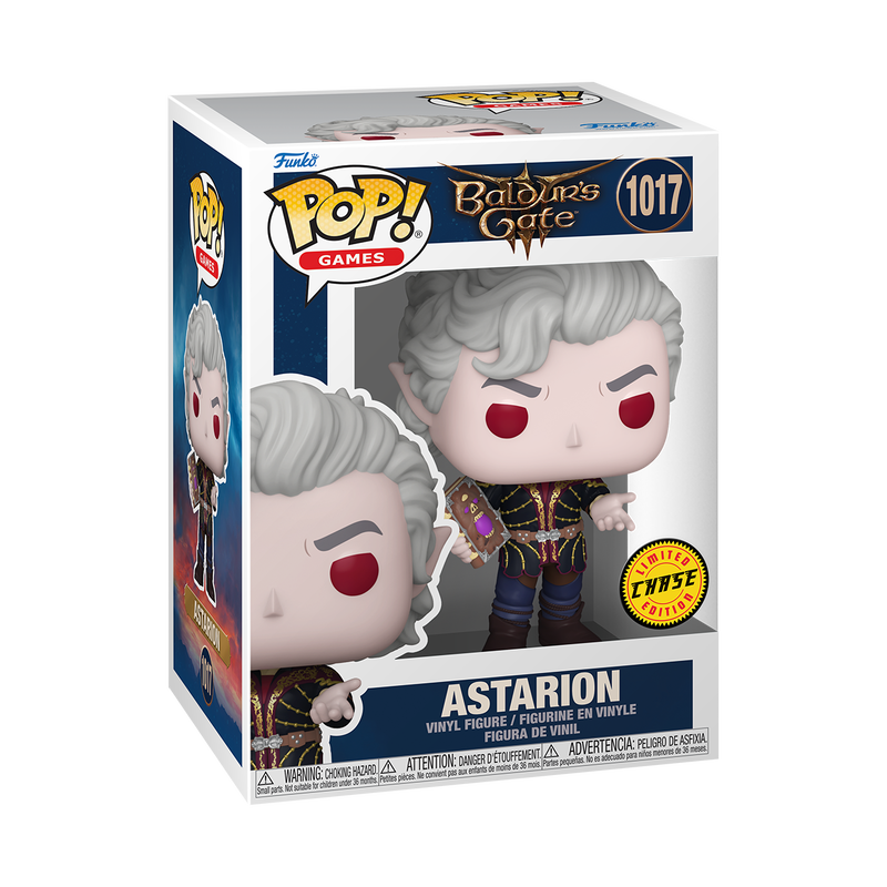 Astarion Funko Pop #1017 Chase variant in box packaging
