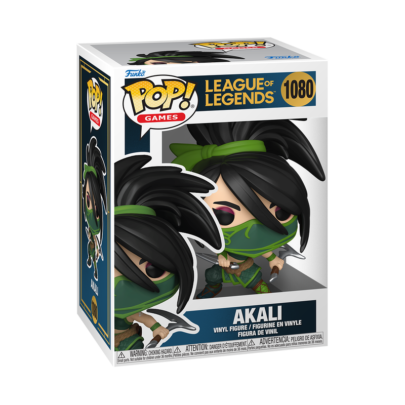 Akali League of Legends Funko Pop Packaging
