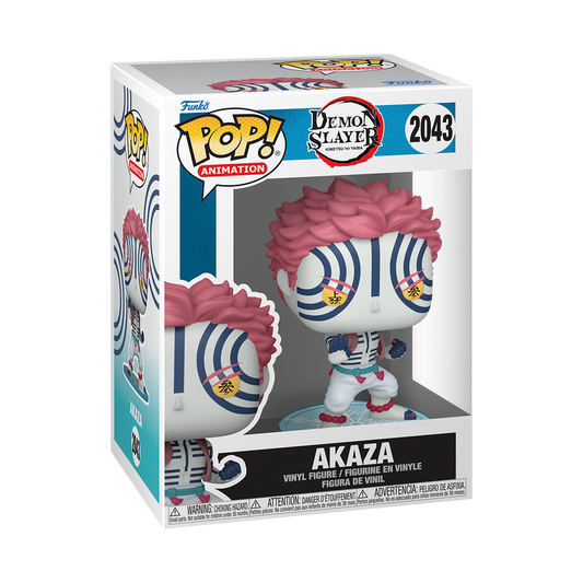Funko Pop! Demon Slayer Akaza #2043 Funko Pop box packaging front view
