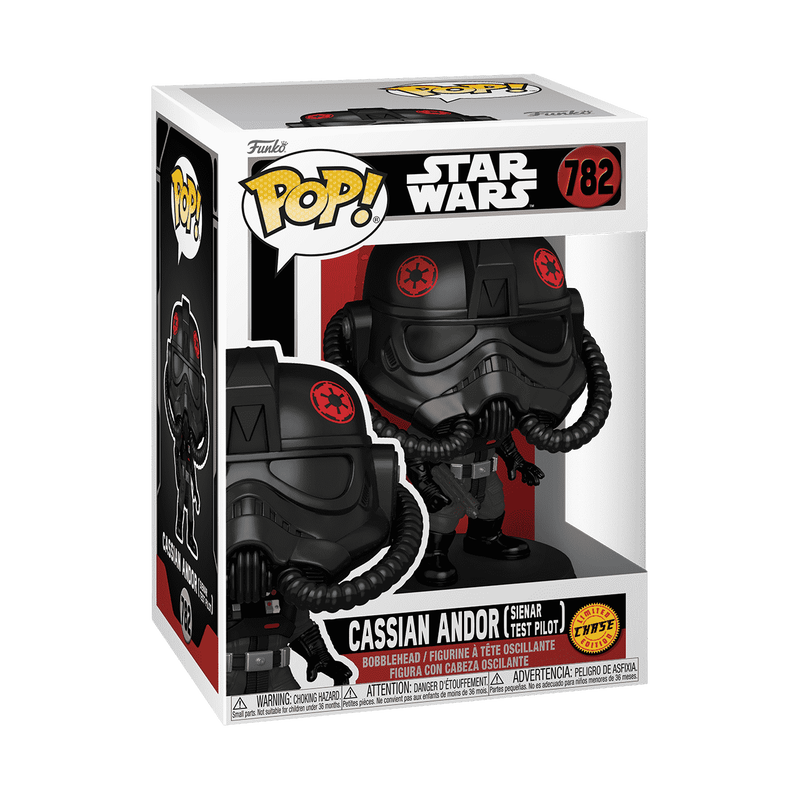 Cassian Andor Funko Pop! #782 Chase stock photo in-box from Andor
