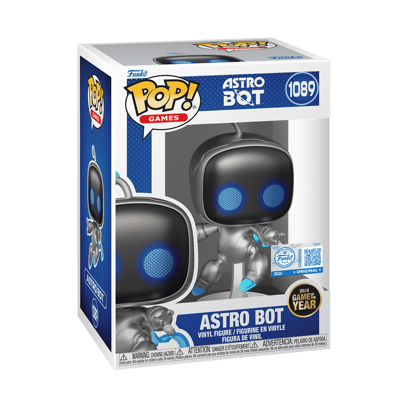 Astro Bot Funko Pop #1089 Game of the Year Funko Exclusive in box packaging