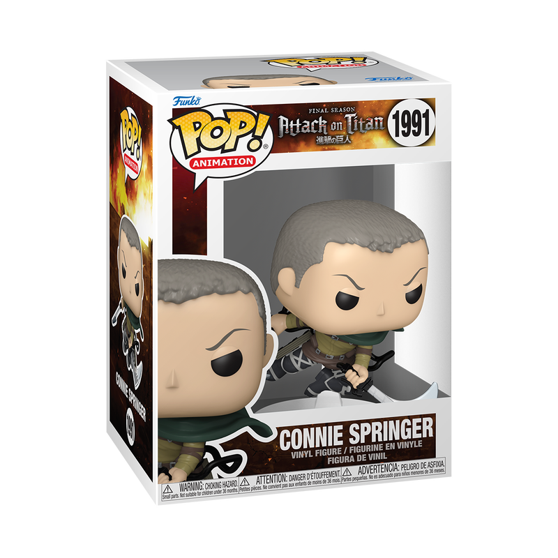 Attack On Titan Connie Springer Funko Pop Packaging