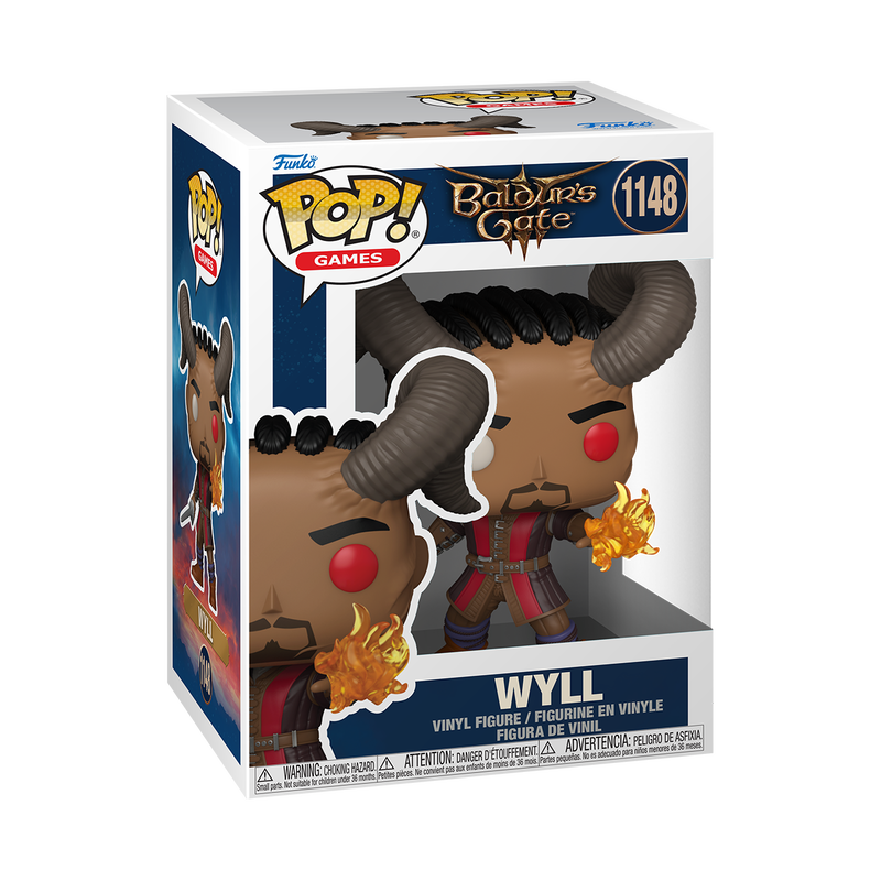 Wyll Funko Pop! #1148 in box packaging from Baldur’s Gate 3
