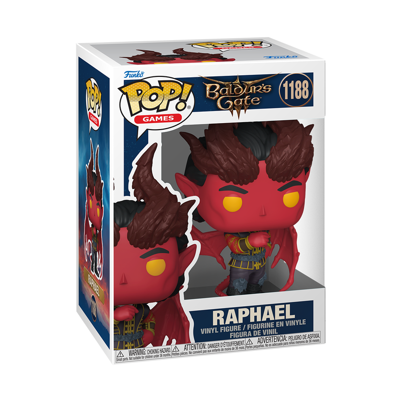 Raphael Cambion Devil Funko Pop! #1188 stock photo in-box Baldur's Gate 3