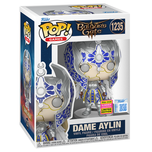 Dame Aylin Funko Pop! #1235 San Diego Comic-Con Shared stock photo in-box from Baldur's Gate