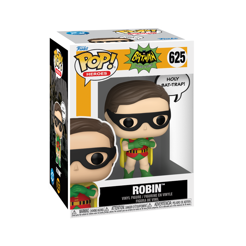 Robin Funko Pop! #625 stock photo in-box Batman 1966