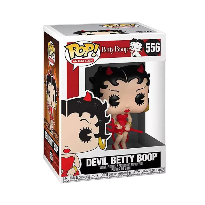 Devil Betty Boop Funko Pop! #556 stock photo in-box Betty Boop