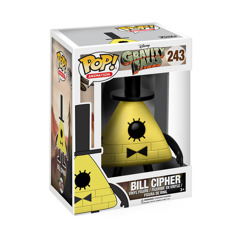 Funko Pop! Disney Bill Cipher #243 Funko Pop box packaging front view