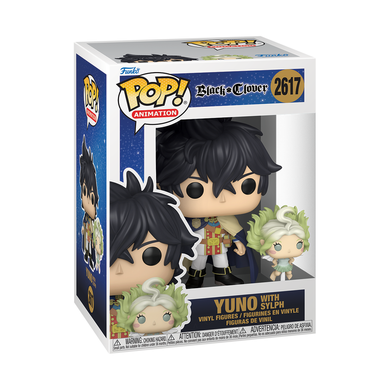 Yuno with Sylph Funko Pop! #2617 stock photo in-box from Black Clover
