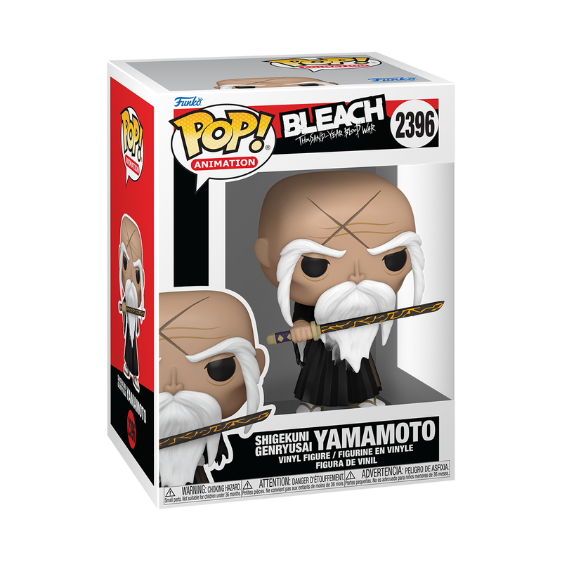 Shigekuni Genryusai Yamamoto Funko Pop! #2396 stock photo in-box Bleach Thousand-Year Blood War