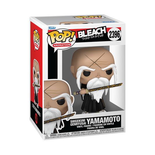 Shigekuni Genryusai Yamamoto Funko Pop! #2396 stock photo in-box Bleach Thousand-Year Blood War
