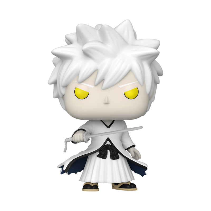 Bleach White Ichigo AAA Anime Exclusive Funko Pop Figure Holding Sword