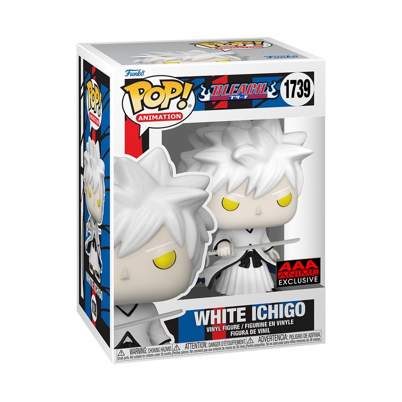 Bleach White Ichigo AAA Anime Exclusive Funko Pop Packaging