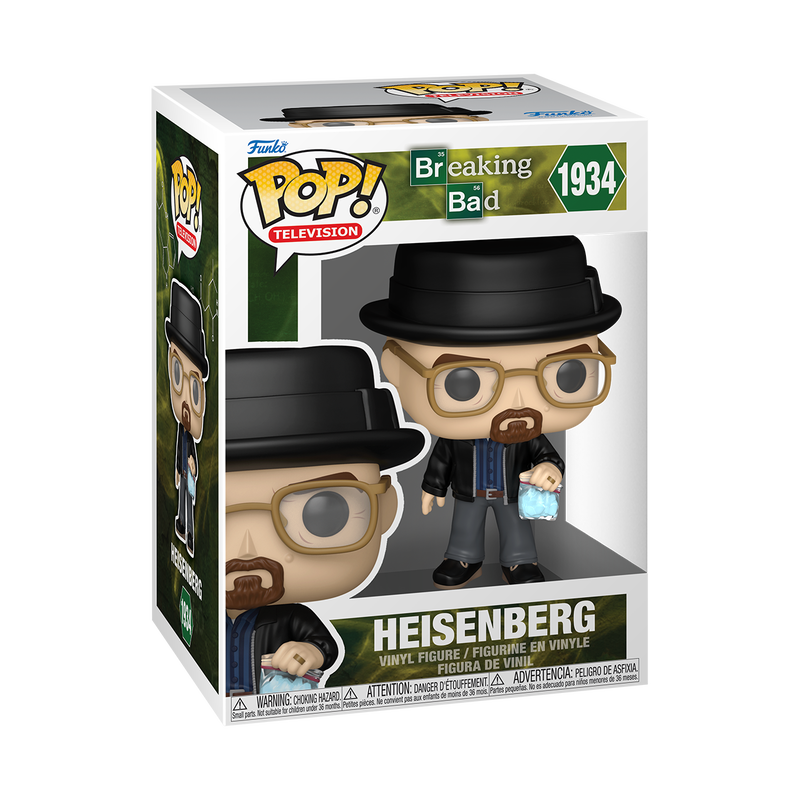 Heisenberg Funko Pop! #1934 stock photo in-box from Breaking Bad
