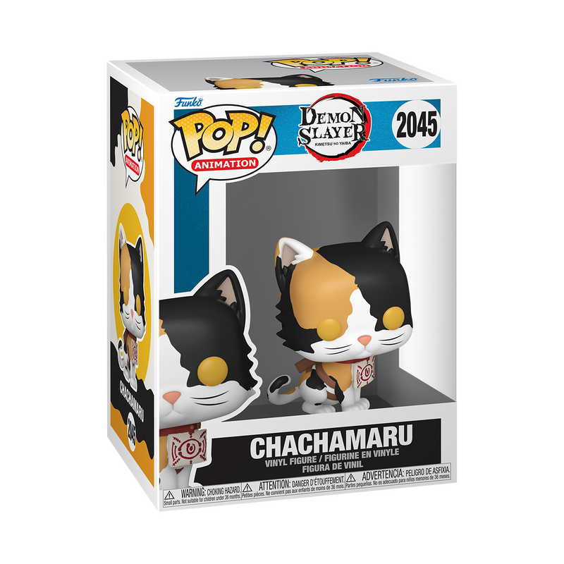 Funko Pop! Demon Slayer Chachamaru #2045 Funko Pop box packaging front view