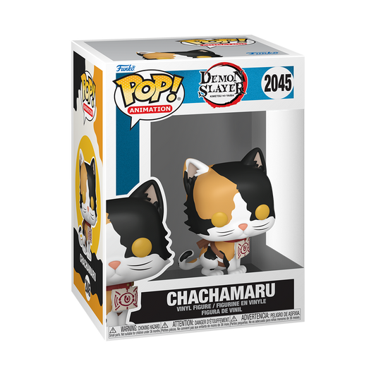 Funko Pop! Demon Slayer Chachamaru #2045 Funko Pop box packaging front view