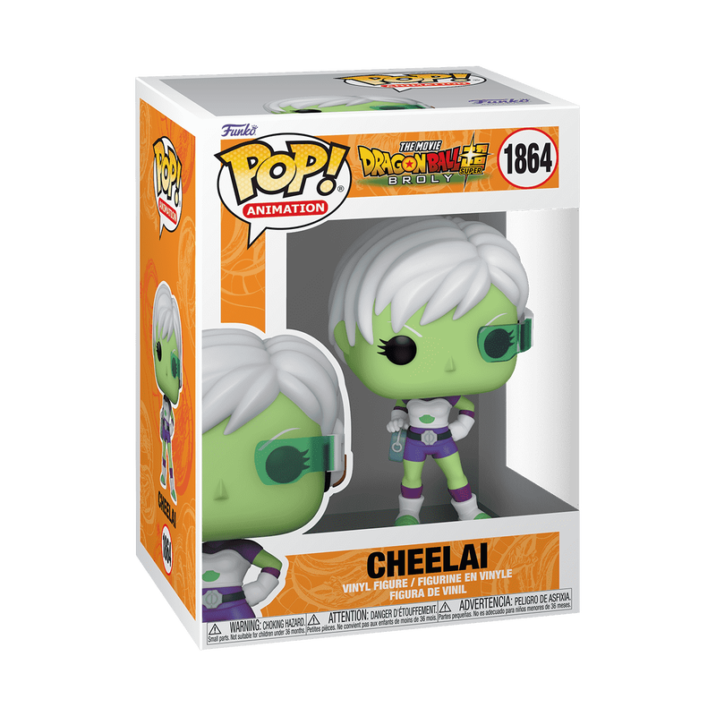 Funko Pop! Dragon Ball Super Cheelai #1864 Funko Pop box packaging front view
