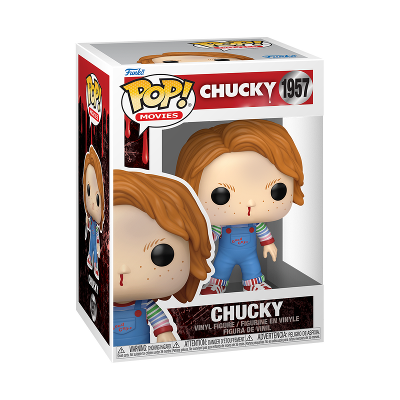 Chucky (Bloody Nose) Funko Pop! #1957 stock photo in-box from Chucky