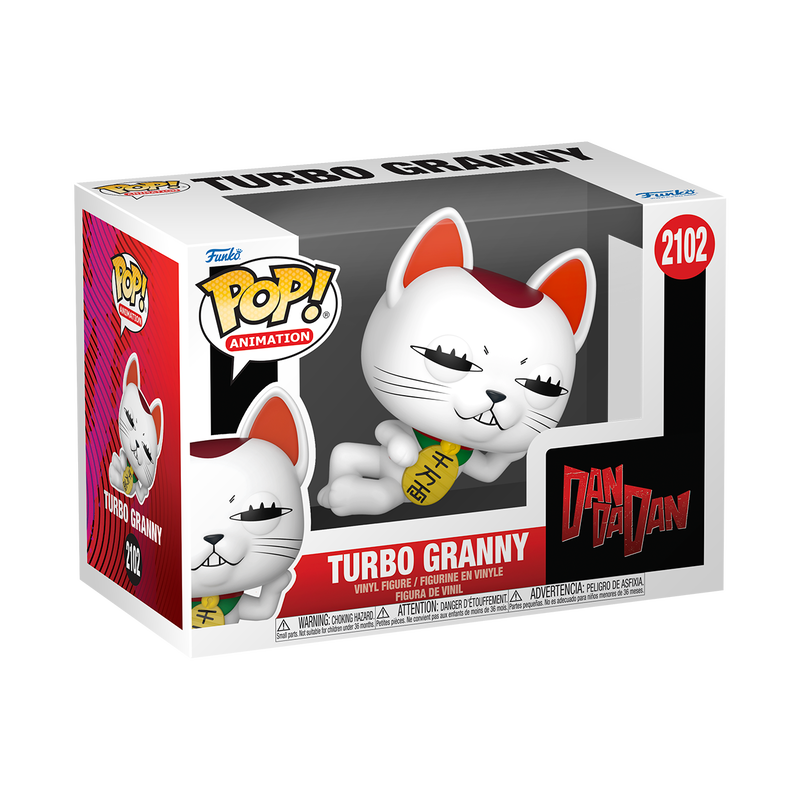Dandadan Turbo Granny Funko Pop Packaging