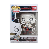 David Howard Thornton Signed Terrifier Art the Clown Funko Pop Figure Riding Bike