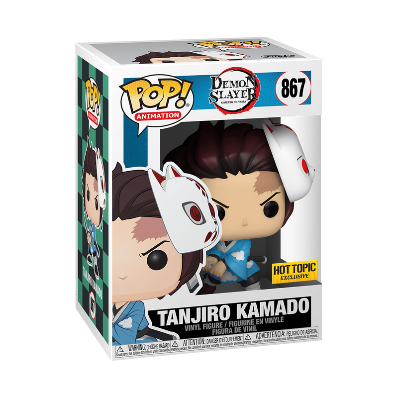 Demon Slayer Tanjiro Kamado Hot Topic Exclusive Funko Pop Packaging