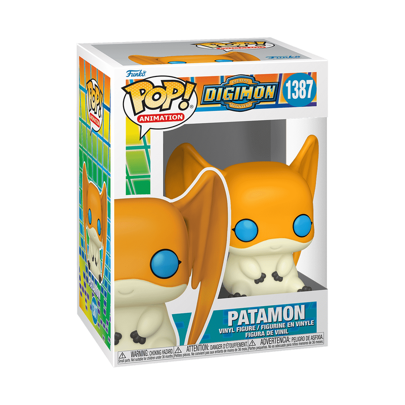 Patamon Funko Pop! #1387 stock photo in-box from Digimon