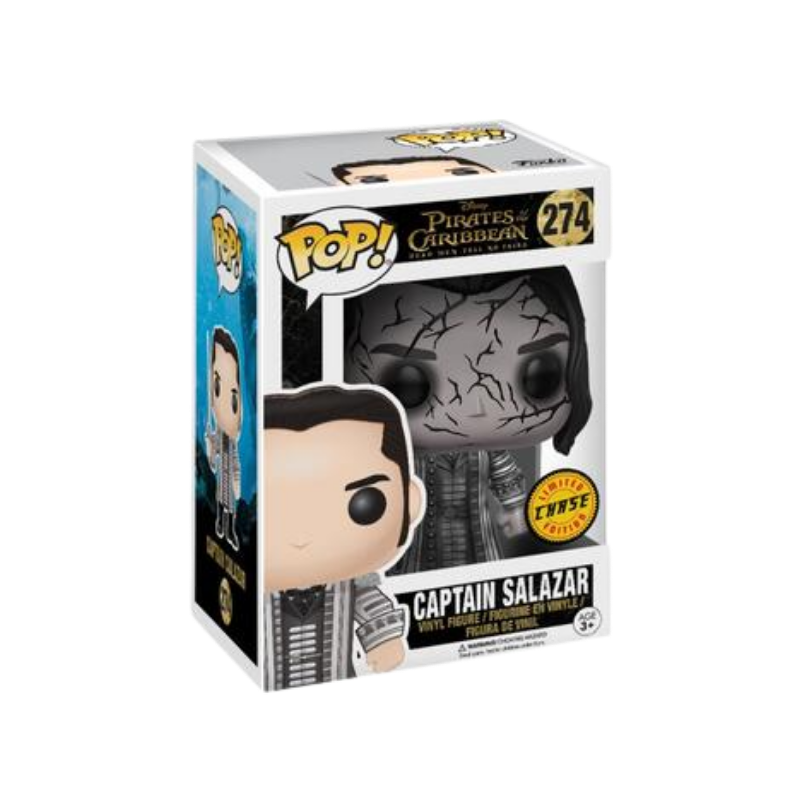 Captain Salazar Funko Pop! #274 Chase stock photo in-box from Disney Pirates of the Caribbean