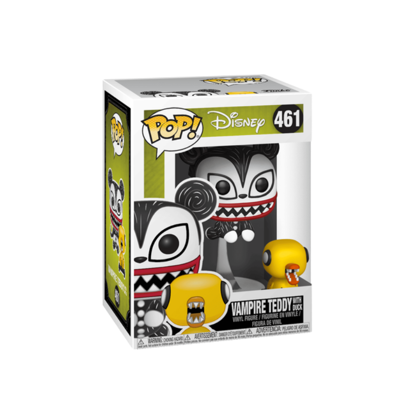 Vampire Teddy with Undead Duck Funko Pop! #461 stock photo in-box from Disney The Nightmare Before Christmas