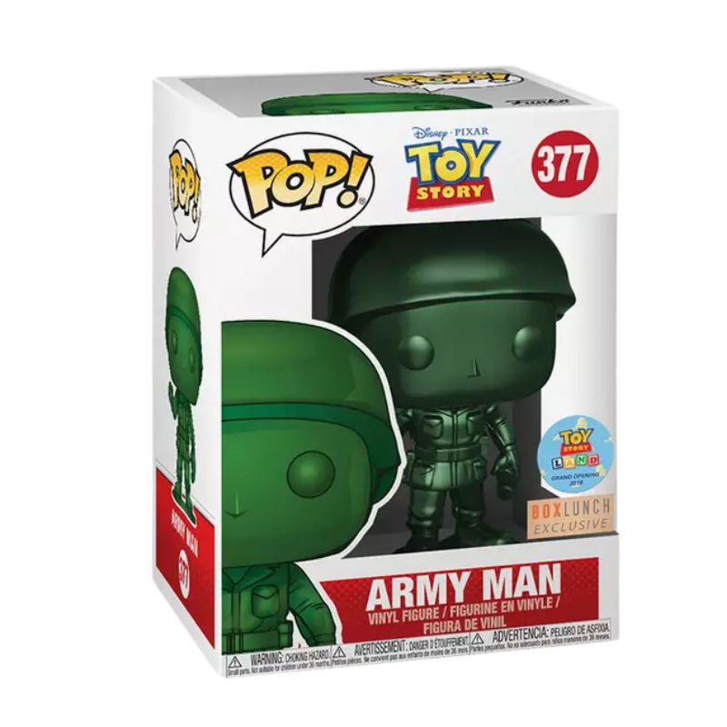Army Man Funko Pop! #377 Toy Story Land 2018 BoxLunch Exclusive stock photo in-box from Disney Toy Story