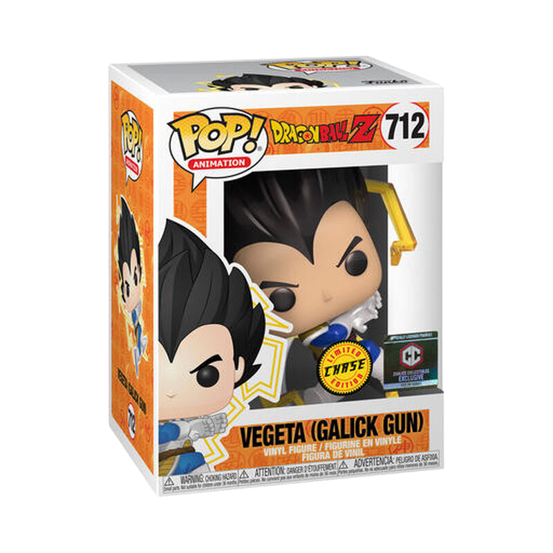 Vegeta Galick Gun Funko Pop! #712 Chase Chalice Collectibles Exclusive stock photo in-box from Dragon Ball Z