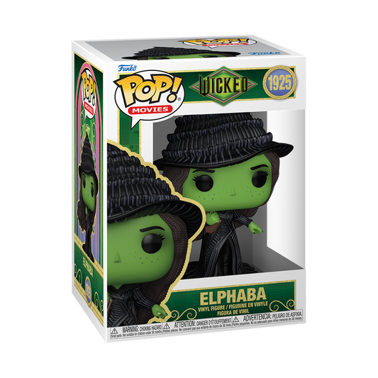 Funko Pop! Wicked For Good Elphaba #1925 Funko Pop box packaging front view