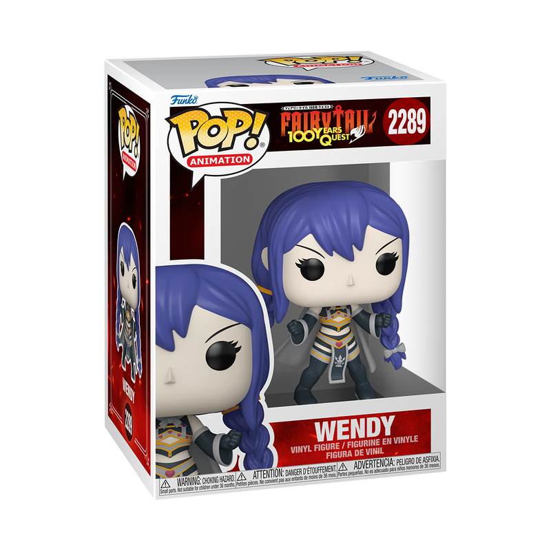 Wendy Funko Pop! #2289 stock photo in-box from Fairy Tail 100 Years Quest