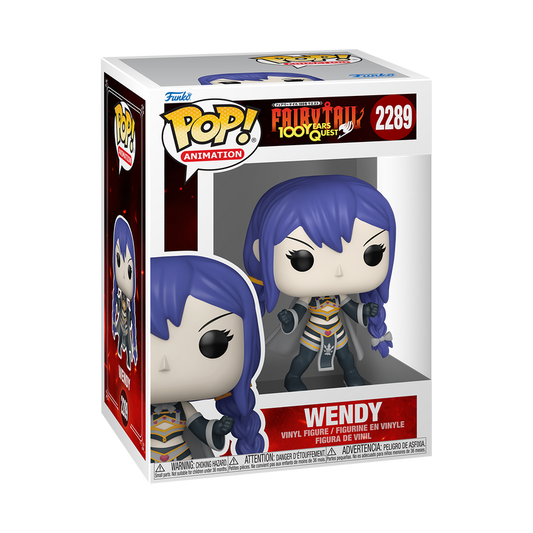 Wendy Funko Pop! #2289 stock photo in-box from Fairy Tail 100 Years Quest