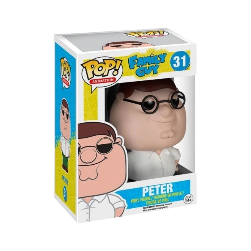 Peter Griffin Funko Pop! #31 stock photo in-box from Family Guy