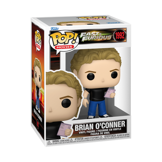 Brian O'Conner Funko Pop! #1992 stock photo in-box Fast & Furious