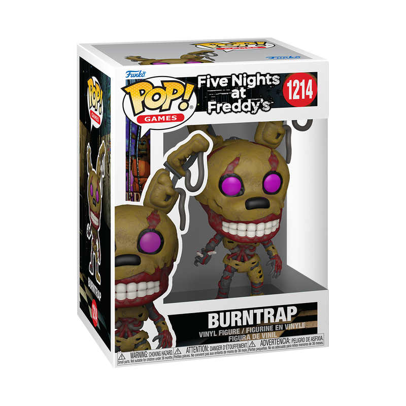 Burntrap Funko Pop! #1214 stock photo in-box Five Nights at Freddys