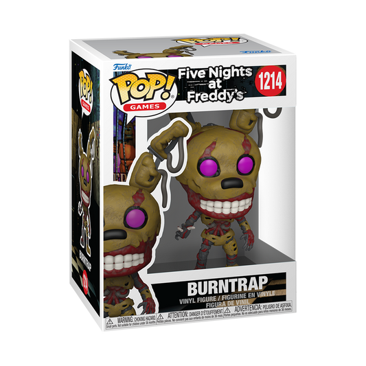 Burntrap Funko Pop! #1214 stock photo in-box Five Nights at Freddys