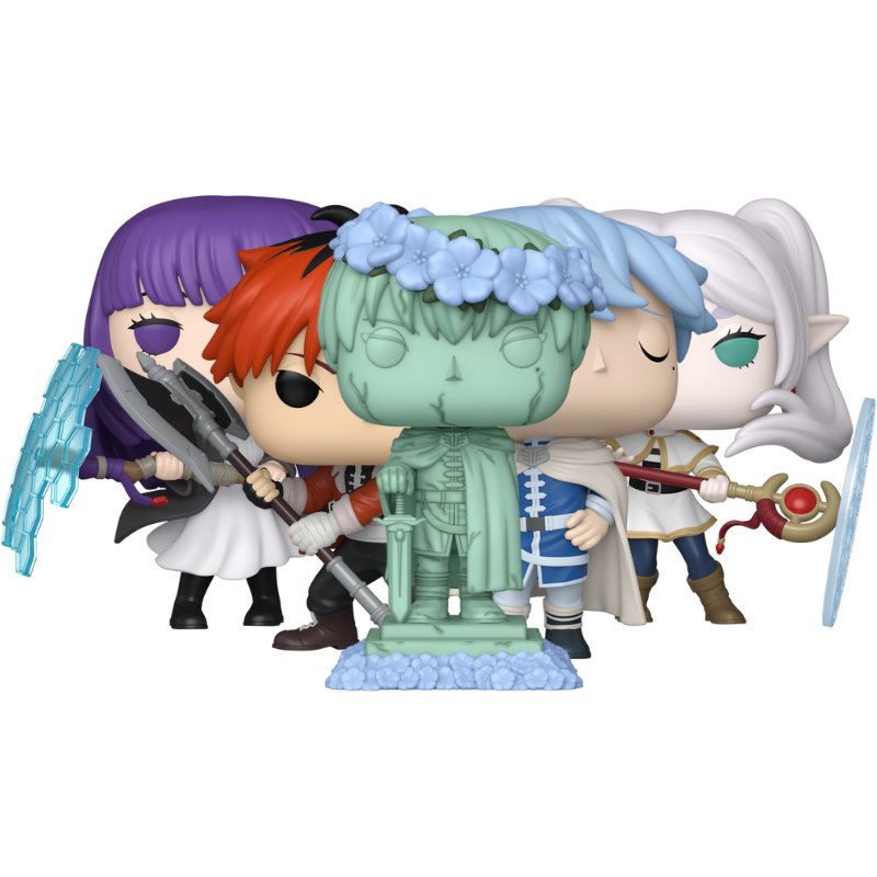 Frieren Beyond Journey's End Himmel Stark Frieren Fern Chase Funko Pop Figure Set