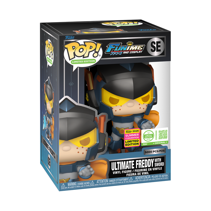 Ultimate Freddy with Sword SE Funko Pop! Ultra Limited Edition 5000 Pcs San Diego Comic-Con Shared stock photo in-box from Funime