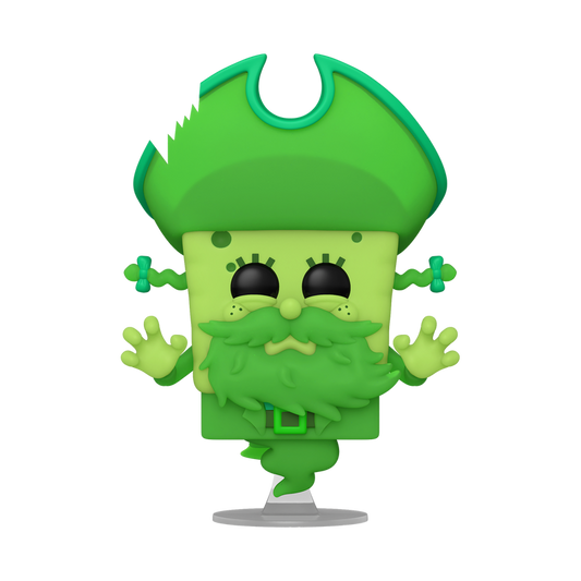 Funko Pop SpongeBob as the Flying Dutchman Glow #1943 from The SpongeBob Movie Search for SquarePants, full figure outside packaging.
