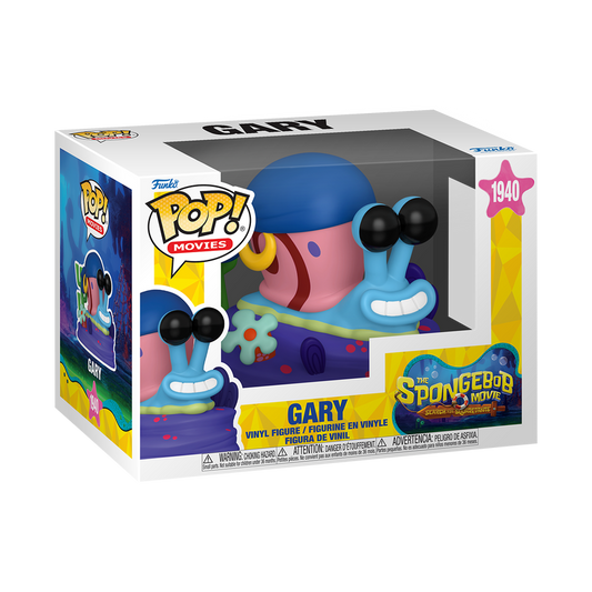 Funko Pop Gary Pirate #1940 from The SpongeBob Movie Search for SquarePants, shown inside original Funko packaging.
