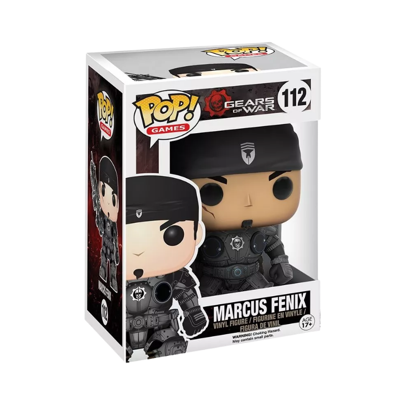 Marcus Fenix Funko Pop! #112 stock photo in-box Gears of War