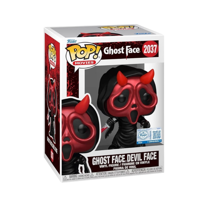 Ghost Face Devil Face Funko Pop! #2037 Exclusive stock photo in-box