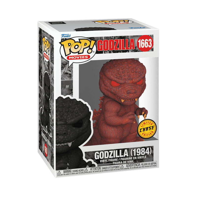 Godzilla 1984 Red Chase Funko Pop Packaging