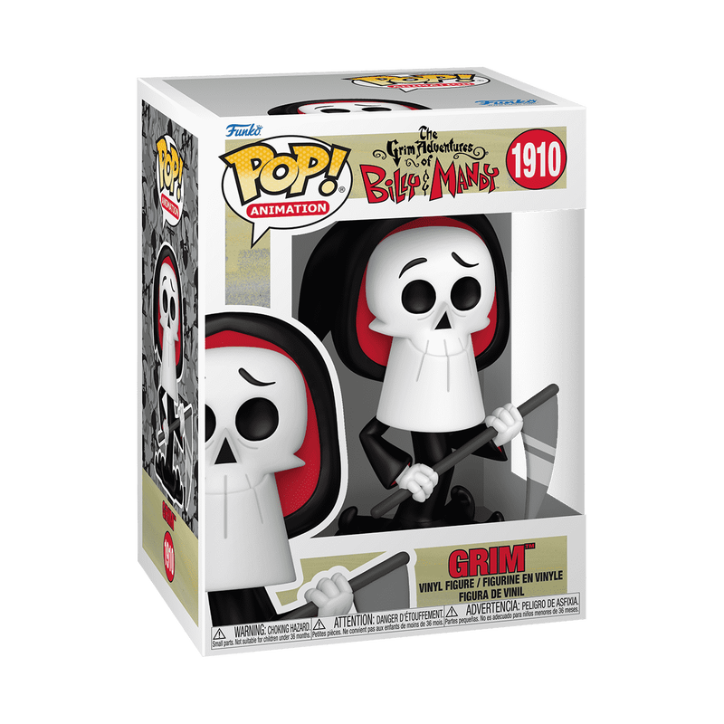 Funko Pop! The Grim Adventures of Billy & Mandy Grim #1910 Funko Pop box packaging front view