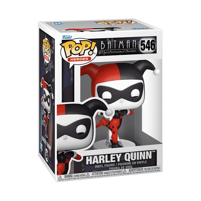 Harley Quinn Batman Animated Series Funko Pop Packaging