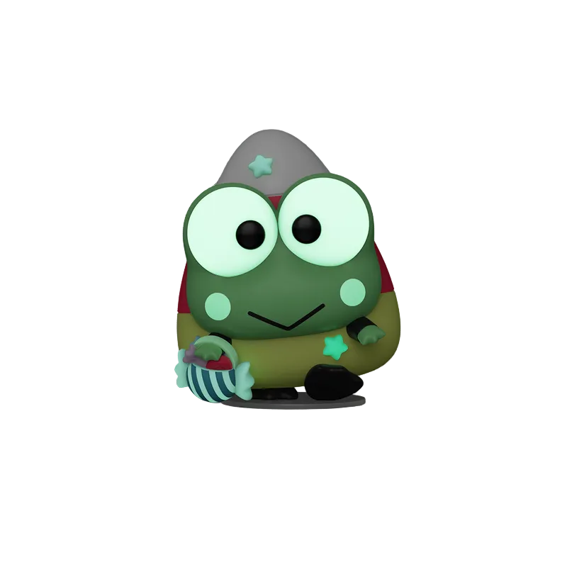 Keroppi Spooky Funko Pop! #157 Glow glow-in-the-dark stock photo out-of-box from Hello Kitty and Friends