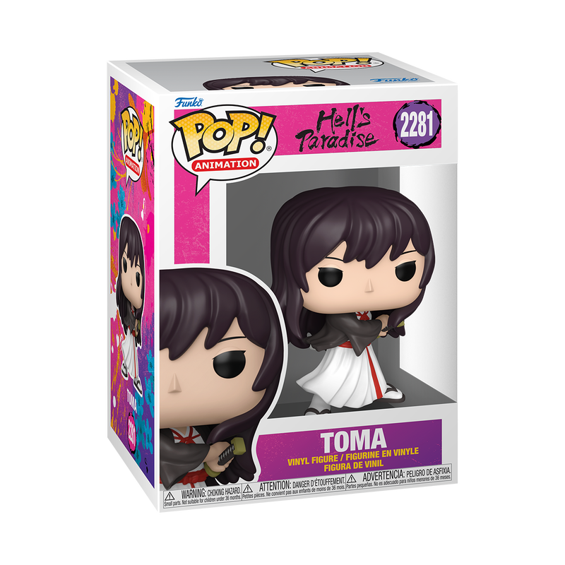 Toma Funko Pop! #2281 stock photo in-box from Hell’s Paradise