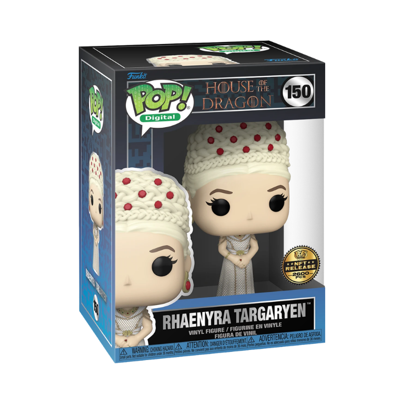 Rhaenyra Targgaryen Funko Pop! #15 NFT Release 2600 PCS stock photo in-box House of the Dragon