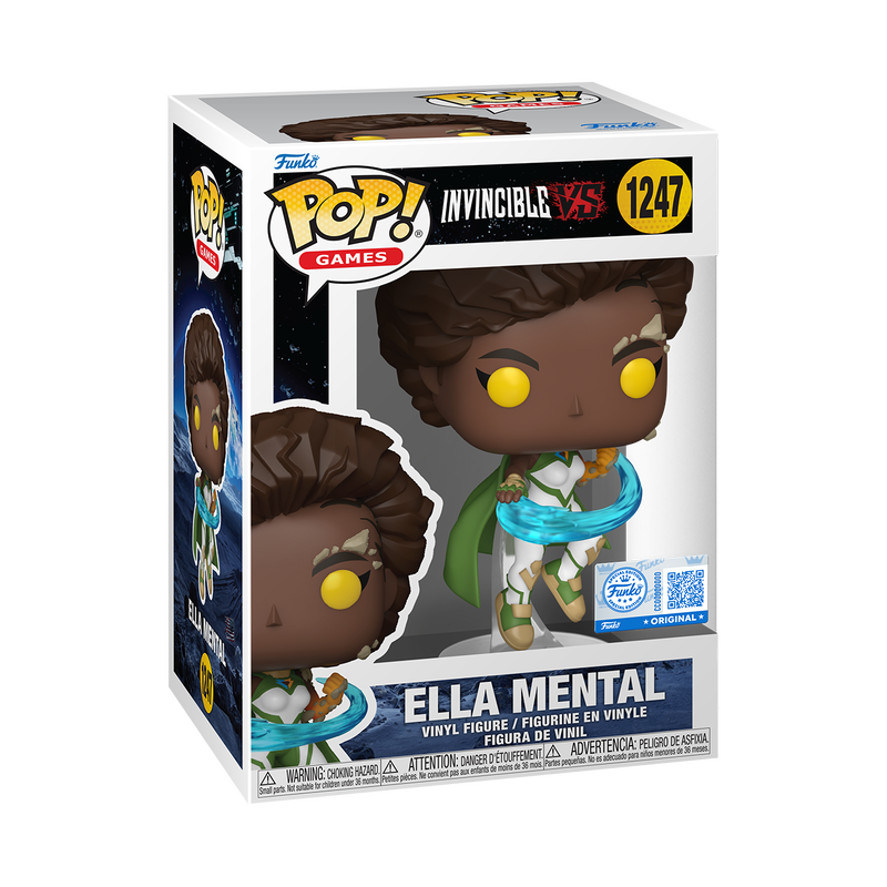 Ella Mental Funko Pop! #1247 Exclusive stock photo in-box from Invincible VS